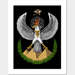 Eye Of Horus Egyptian Pyramids Posters and Art